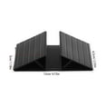 thumbnail image 2 of SHISUYAN 4pcs Pet Gate Support Feet Freestanding Dog Gates Stabilizer Feet Plastic Triangle Reinforcement Fitting For Isolation Fence Free Standing Pet Gate Fence Black, 2 of 8