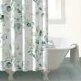 thumbnail image 5 of Rustic Autumn Leaves and Floral Pattern Shower Curtain 72x84, Romantic Country Look with Hooks, 5 of 5