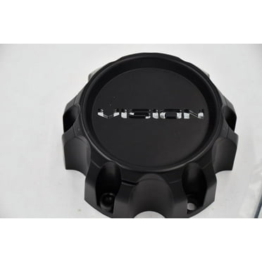 Vision Wheel 353 Turbine C353MB-6V Matte Black Center Cap 6 Lug Fit 6x5.5 6x135