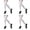 White 4PCS, variant on Girls Knee High Socks 4 Pairs, Seamless Toe Cotton School Uniform Socks for Girls Kids, White