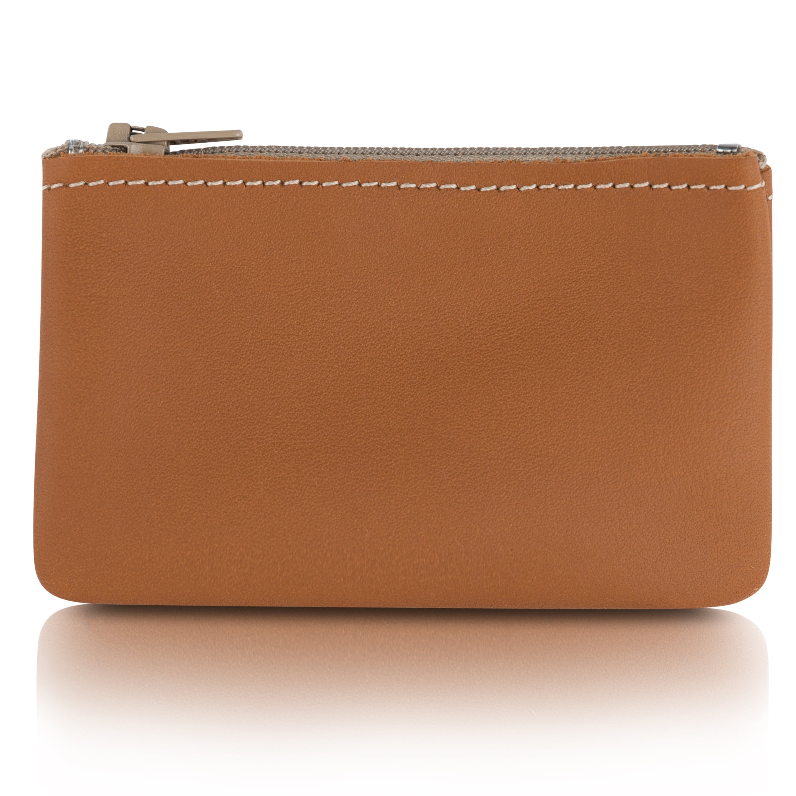 Zippered Coin Pouch, Change holder For Men/Woman made with Genuine