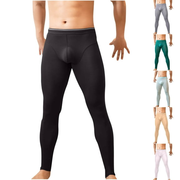 HBGVBA Trousers for Men,Mens Pant Casual,Men's Thin Friendly Ice Silk Base Layer Pants Breathable Comfortable Loungewear Casual Pants