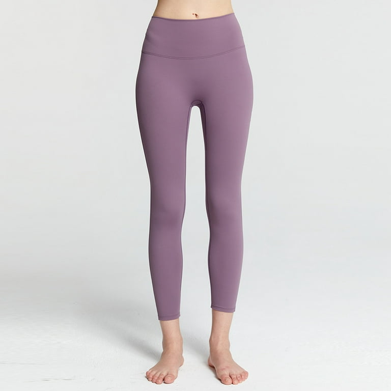 Yoga Pants Women Custom Soild Custom High Waist Running Pilates Workout  Soft Yoga Women's Leggings 