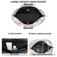 thumbnail image 2 of Flower Women's Large Weekend Travel Bag Moving Canvas Handbag Thick Double Layer Beach Weekend Travel Unisex Hospital Maternity Delivery with Toiletry Waterproof, 2 of 5