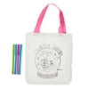 Trolls Color Your Own Tote Bag Kit - Includes Canvas Tote Bag and Markers