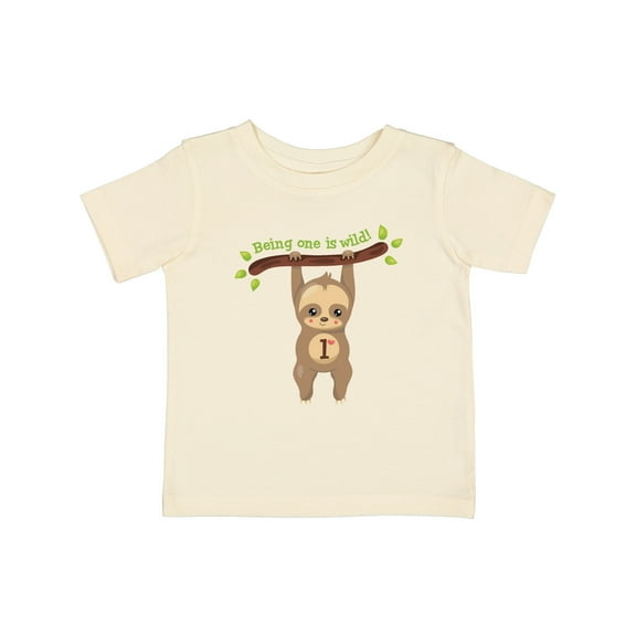 Inktastic Cute Sloth 1st Birthday Boys or Girls Baby T-Shirt