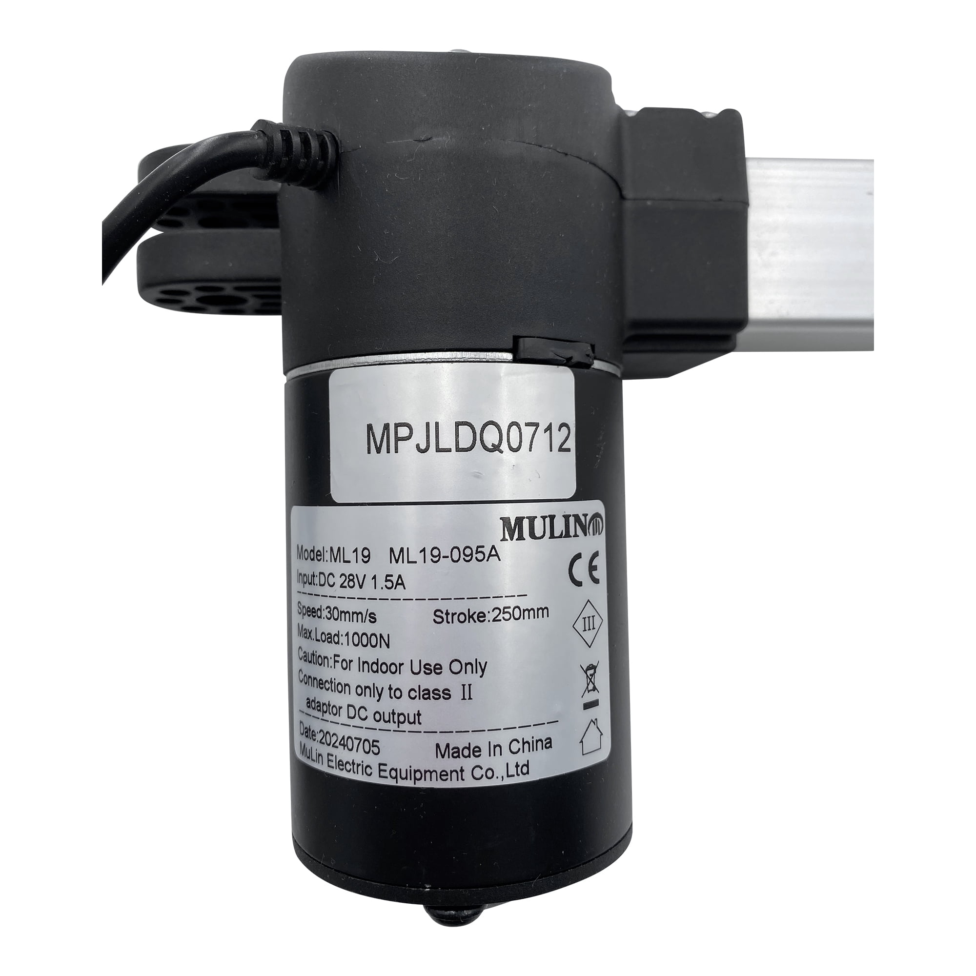 Mulin Motor ML19-095A Replacement Kit Linear Actuator for Power Recliner Lift Chairs