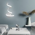 thumbnail image 1 of Lámpara de metal de montaje en pared de luz cálida / luz blanca en espiral LED moderna para sala de estar Ndcxsfigh Para estrenar, 1 of 6