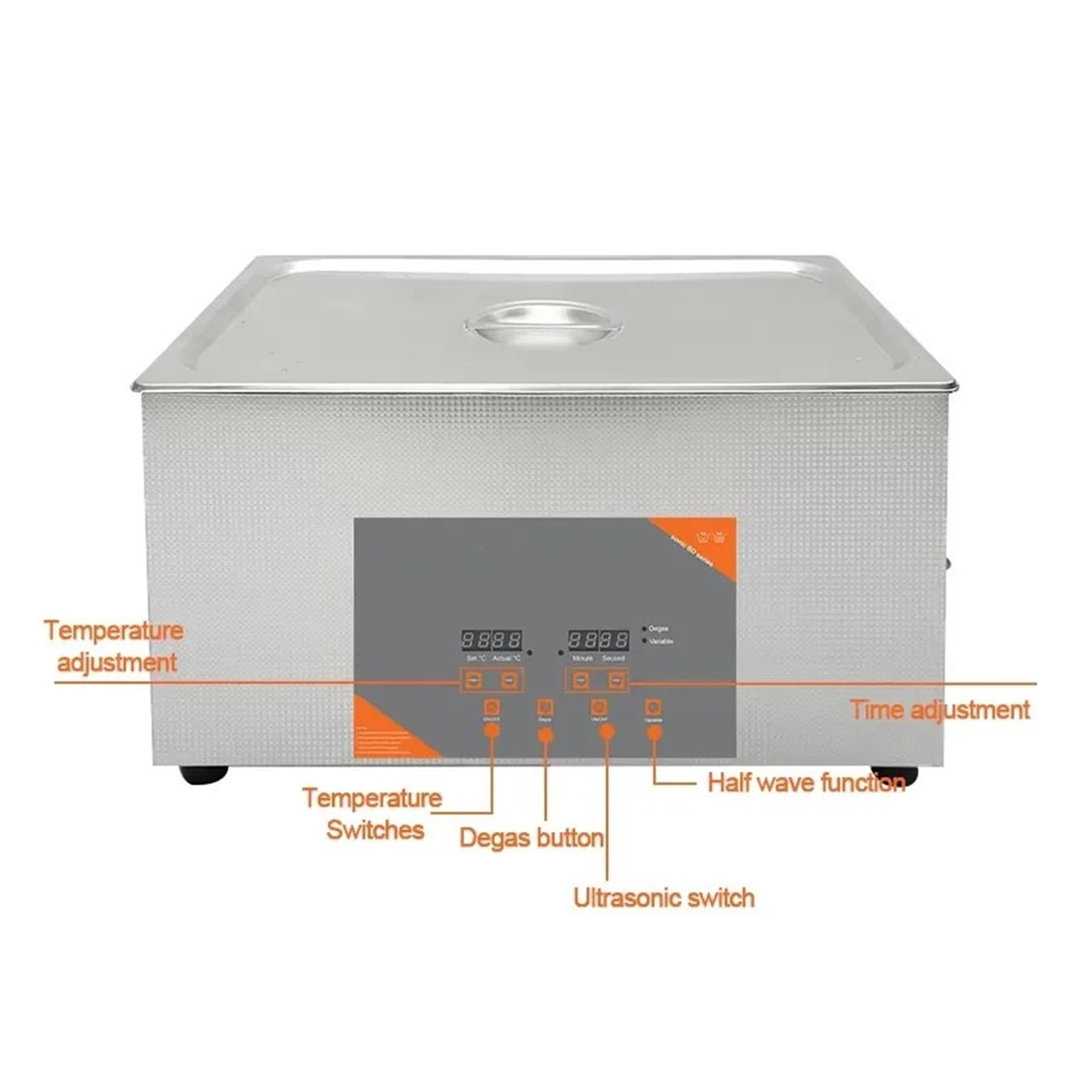 30L 900W 600W Digital Ultrasonic Cleaner Heating Timer Ultrasonic Bath Laboratory Automotive Engine Large-Scale Cleaning