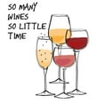 thumbnail image 3 of CafePress - So Many Wines So Little Time Pajamas - Women's Short Sleeve Print T-Shirt and Pants Light Cotton Pajama Set, 3 of 7