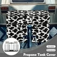 thumbnail image 3 of Yuyamidu Cow Print Propane Tank Cover, Double 20 LB Camper Propane Tank Cover for RV Trailer, Waterproof Trailer Travel Accessories, 3 of 8