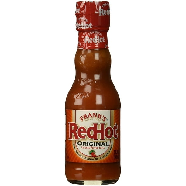 Frank's Original Red Hot Cayenne Pepper Sauce 5 oz (Pack of 2