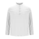 thumbnail image 4 of pstuiky manga larga para hombre, Camisa informal de moda para hombre, con cuello en V y mangas cortas, transpirable y con botones. Tops casuales para hombres xxxl, 4 of 4