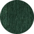thumbnail image 1 of Ahgly Company Indoor Round Abstract Turquoise Blue Modern Area Rugs, 5' Round, 1 of 4