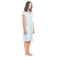 thumbnail image 2 of Casual Nights Women's Cotton Short Sleeve Sleep Dress Nightshirt, 2 of 4