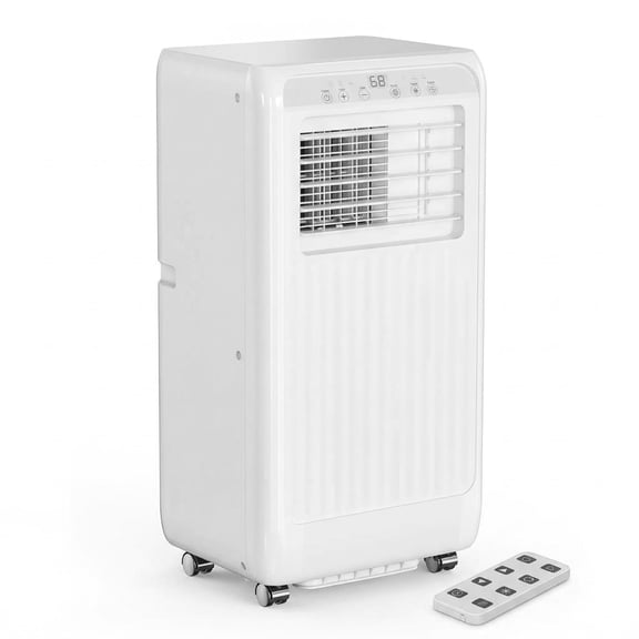 Portable Air Conditioner, 8000 BTU AC Unit Cools Up to 350 Sq ft, 3-in-1 Air Conditioner Portable with Fan Dehumidifier, Quiet <50dB Room AC, Remote Control 24H Timer Window Kit Included
