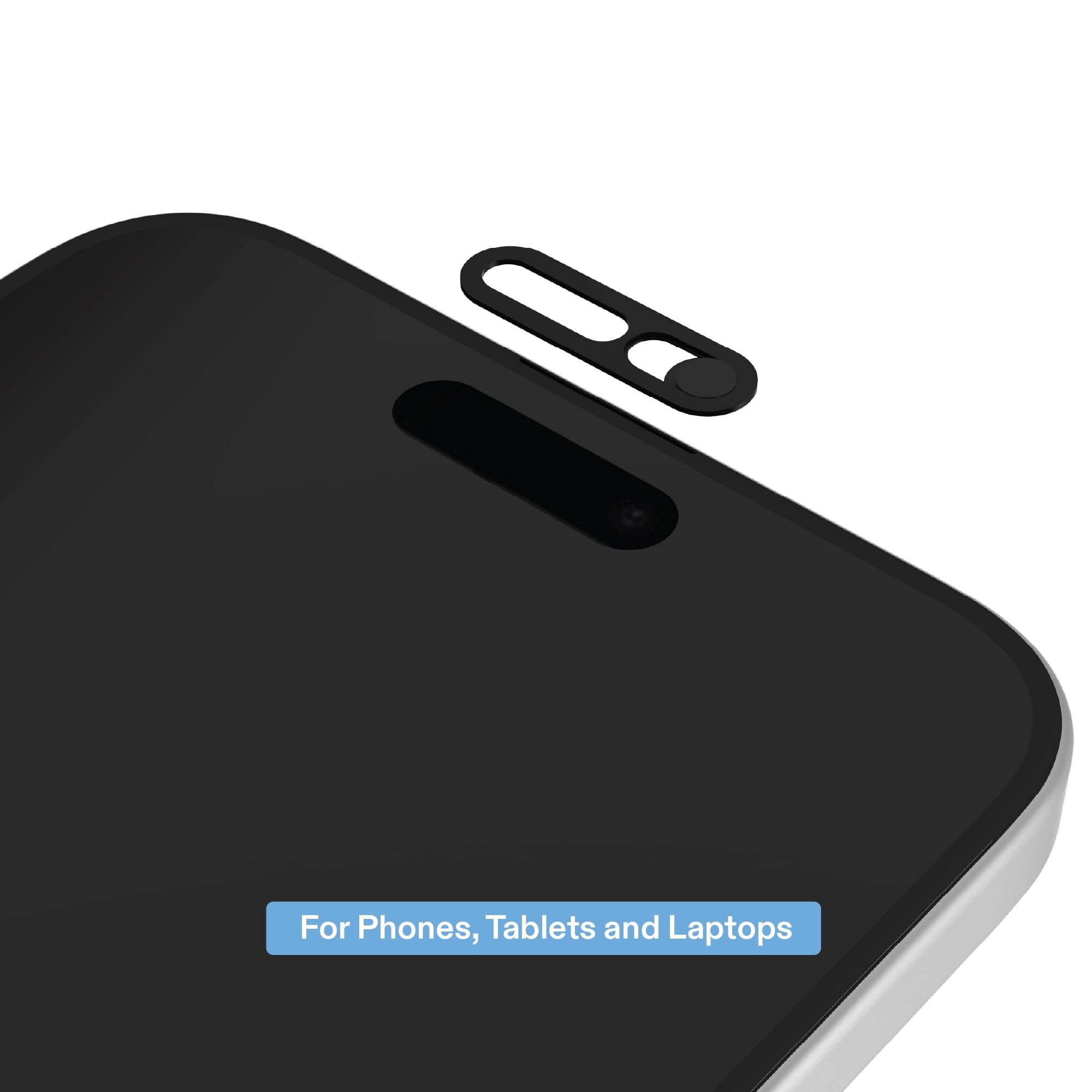 onn Webcam Sliding Privacy Cover for Cell Phones, Tablets and Laptops - 2 Pack
