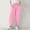 Pink, variant on Juslio Girls Pants Casual Solid Elastic Waist Harun Pocket Loose Black
