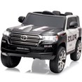 thumbnail image 1 of Royalbelle 12V Ride on Car,Motorized Electric Vehicle Remote Control,4 Wheels Toy Car Electric Vehicle,LED HeadLights,Double Open Doors,Black and White, 1 of 5