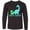 AB-Black, variant on Inktastic Sister-saurus Cute Brontosaurus Family Long Sleeve Youth T-Shirt