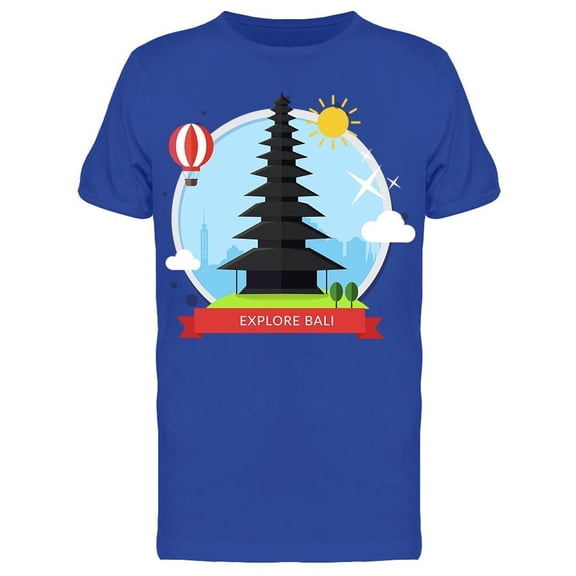 Indonesian Landmark In Bali T-Shirt Men -Image by Shutterstock, Male x-Large