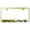 Gold, variant on Buick Enclave Laser Etched Logo Stainless Steel License Plate Frame (Chrome)