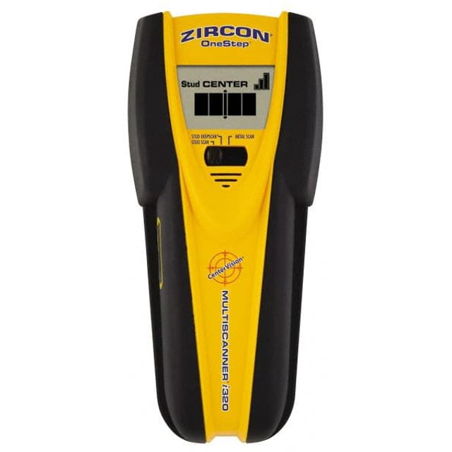 Zircon 11/2" Deep Scan MultiFunction Stud Finder 9V Battery, Detects