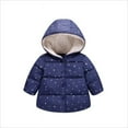 thumbnail image 3 of CradlePlanet Toddler Girls Winter Warm Windproof Waterproof Hoodie Puffer Jacket, 3 of 6