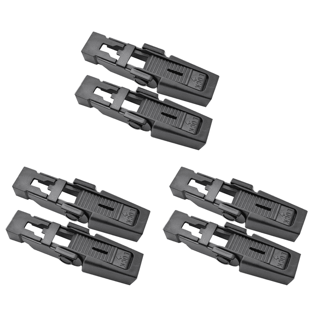 6Pcs Front Wiper Blade Arm Retaining Lock Clip for II L322 DKW100020,6* Front Wiper Blade Lock Clip,black