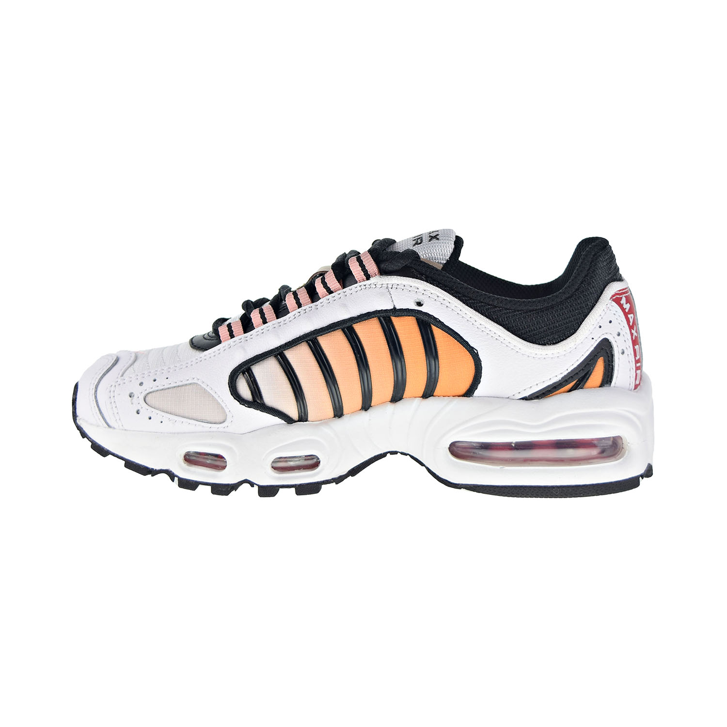 Nike Air Max Tailwind 4 Women's Shoes White-Black-Coral Stardust-Gym Red cj7976-100 - image 4 of 6