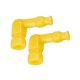thumbnail image 4 of 2 Tapones de Bujía para Motocicleta con Modificación de Ángulo de 90 degree y Protección de Silicona Amarillo, 4 of 9