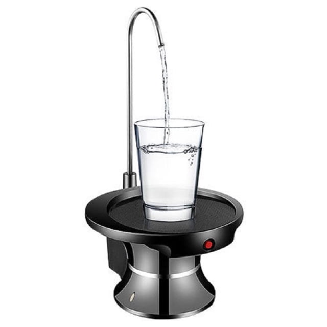 Bomba dispensadora de agua eléctrica, bomba de agua potable con bandeja grande, recargable, de gran potencia, salida rápida, poco ruido