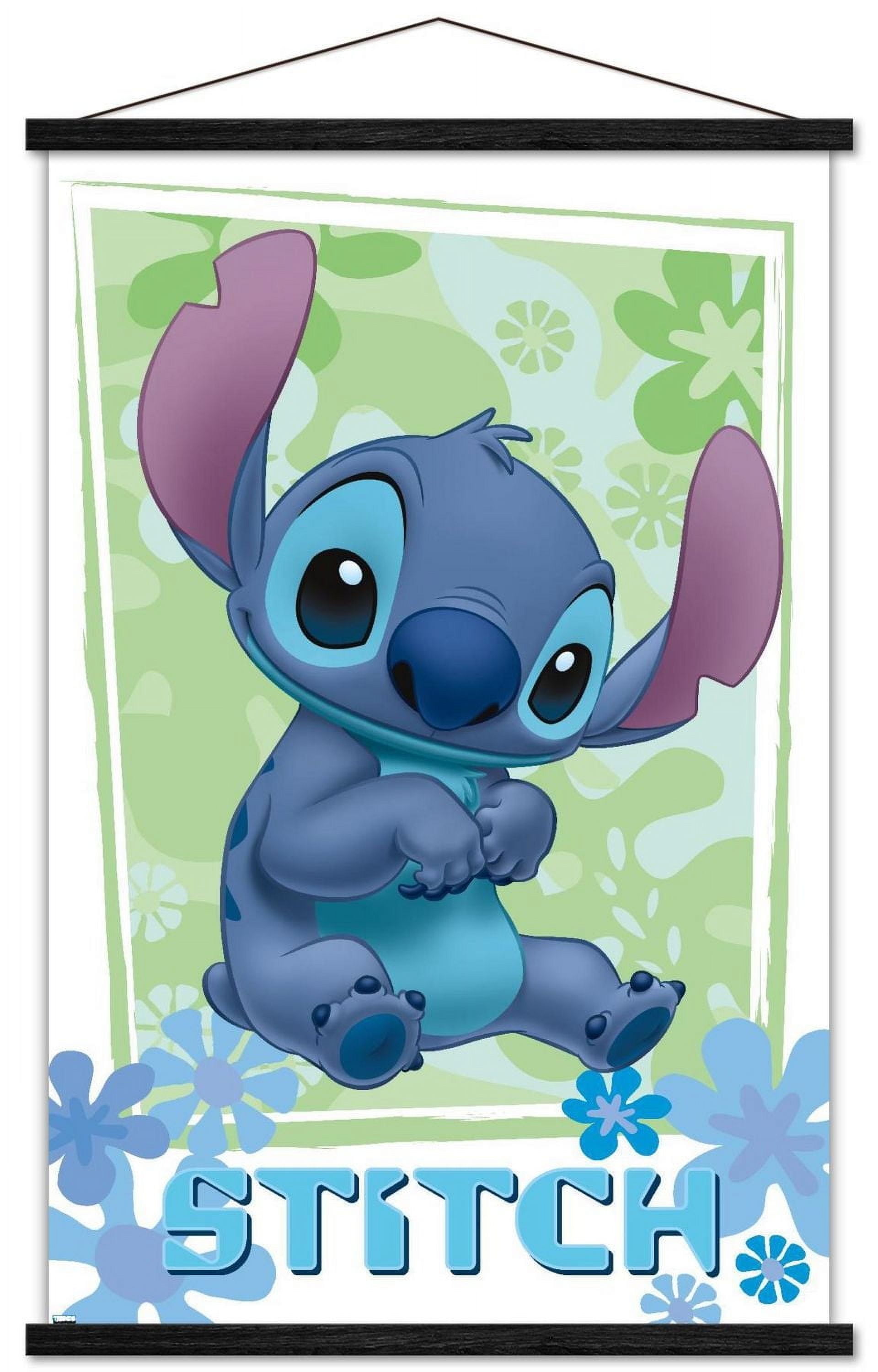 Disney Lilo and Stitch - Flowers Wall Poster, 22.375" x 34" Framed