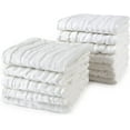 thumbnail image 1 of Viviland Baby Muslin Washcloths 12 Pack for Baby's Sensitive Skin, 6-Layer Cotton Bath Towel, Soft Newborn Baby Face Wipes, Great Shower Gift, 12 x 12 inches (pure white), 1 of 7