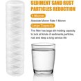 thumbnail image 2 of 5 X 10 X 2.5 Inch 5micron Sediment Water Filter Cartridge For Reverse Osmosis, Pole Fed Water And Particle Filtration5 Micron), 2 of 4
