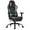 Black,Grey, variant on Gymax Massage Gaming Chair Racing Computer Task Chair Recliner w/Footrest Grey