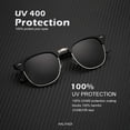 thumbnail image 2 of KALIYADI Polarized Sunglasses for Men and Women Semi-Rimless Frame Driving Sun glasses UV Blocking, 2 of 10