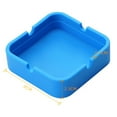 thumbnail image 6 of Hadanceo Ash Tray Windproof  Easy to Clean SquareDesktop Ashtray Multi-use Practical for Home, 6 of 7