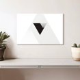 thumbnail image 2 of Elephant Stock Abstract Triangle Wall Art - Horizontal Canvas Wall Art - Living Room Wall Decor - Abstract Canvas - White And Black Decor - 12" x 8", 2 of 8