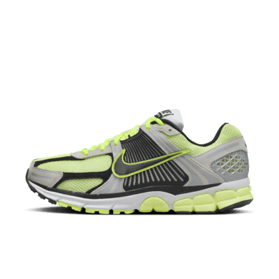 Nike Zoom Vomero 5 Men's Shoes Color: Volt/White/Metallic Platinum/Black Size: M 8.5 / W 10