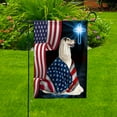 thumbnail image 3 of American Flag Boxer Dog Wearing Flag American Patriot Patriotic 4th of july House Flag, Double-Sided Decorative Outdoor Flag, Patriotic Polyester Yard Flag 29.5 x 39.5 in, 3 of 5