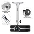 thumbnail image 3 of HLONK Mini Ceiling Projector Mount - for Projectors DVR Cameras - Angle Adjustable Projection - Length 180mm / 7.0in  Silver / Black, 3 of 7
