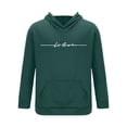 thumbnail image 5 of Fabrcox M-5XL Mens 2 Piece Sweatsuit Fleece Lined Hoodie and Sweatpants Set Causal Athletic Gym Sweatshirt Joggers Track Suits for Men Set Green 4XL, 5 of 7