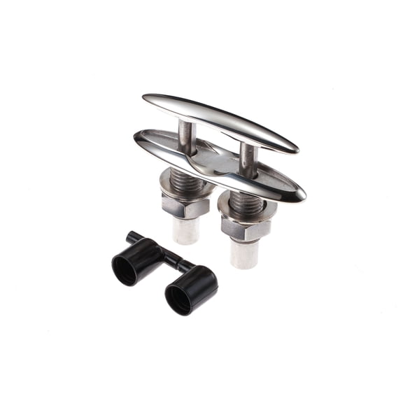 Attwood 6 Inch Neat Cleat with Low Profile Stainless Steel Design