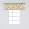 thumbnail image 2 of Ambesonne Beach Window Valance, Summer Vacation Women, 54" X 18", Multicolor, 2 of 3