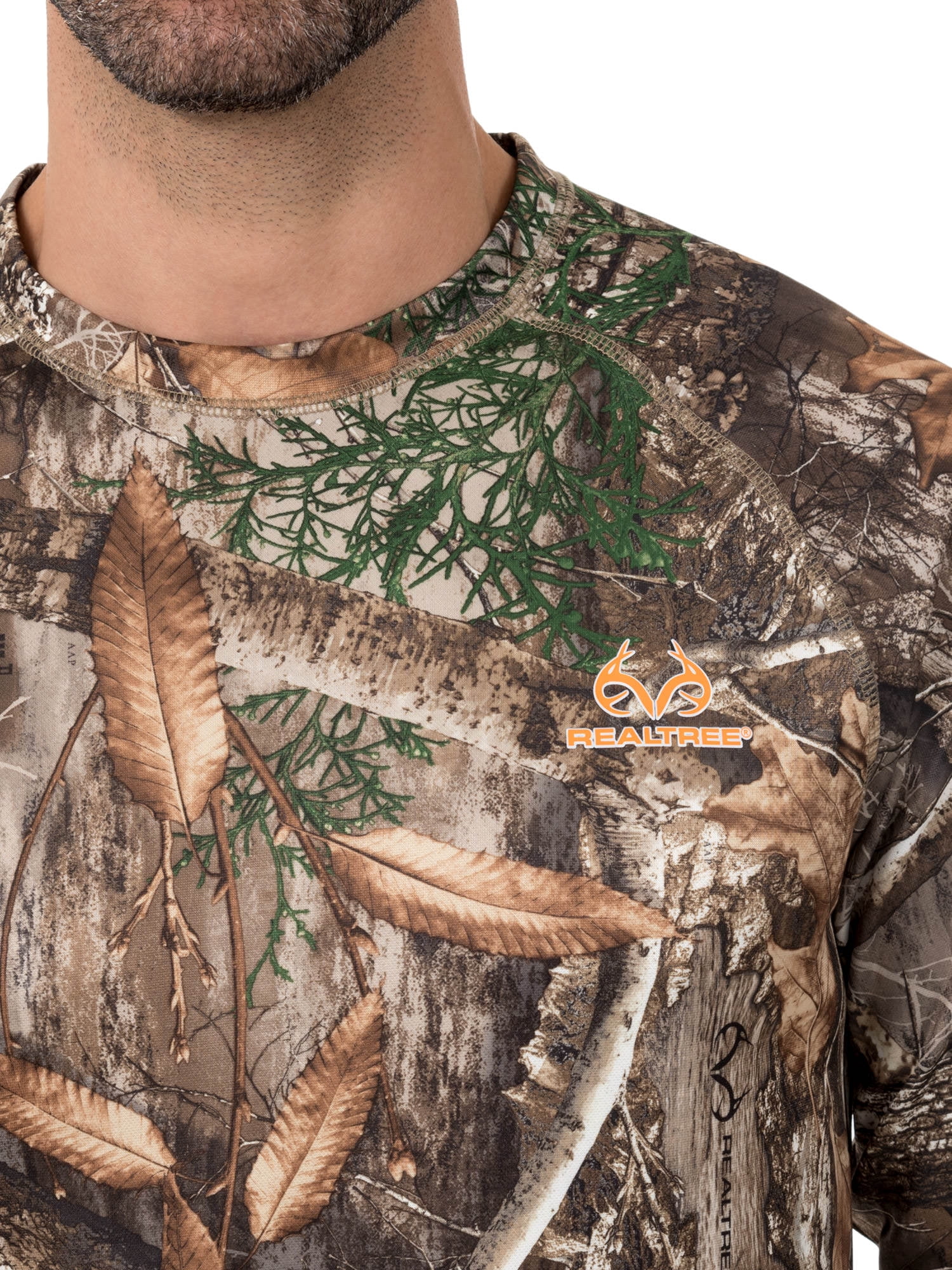 Realtree Men's Heavyweight Fleece Thermal Underwear Top
