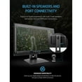 thumbnail image 4 of HP 23.8-inch FHD IPS Monitor with Tilt/Height Adjustment and Built-in Speakers (VH240a, Black), 4 of 6