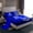 Blue, variant on Feelyou Stars Xmas Tree Queen Sheet Sets for Girl, Glitter Winter Snowflake Flat Sheet, Fashion Western Festival Queen Fitted Sheet, Microfiber Bedroom Decor, 4pcs