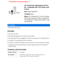 thumbnail image 2 of A/C Compressor Replacement Service Kit - Compatible with 1993 Toyota Land Cruiser, 2 of 2