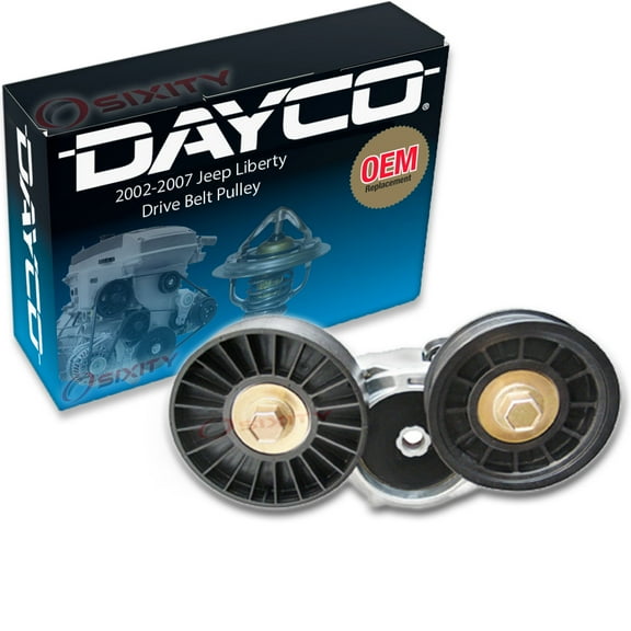 Dayco Drive Belt Tensioner Assembly compatible with Jeep Liberty 3.7L V6 2002-2007